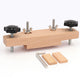 Acoustic Guitar Bridge Gluing Clamp Set – Saddle & Bridge Repair Fixing Tool for Folk Guitar (Solid Wood & Metal)