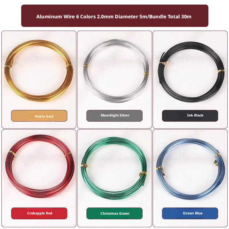 100m Color‑Retaining Copper Wire – DIY Wire Wrapping & Flower Making