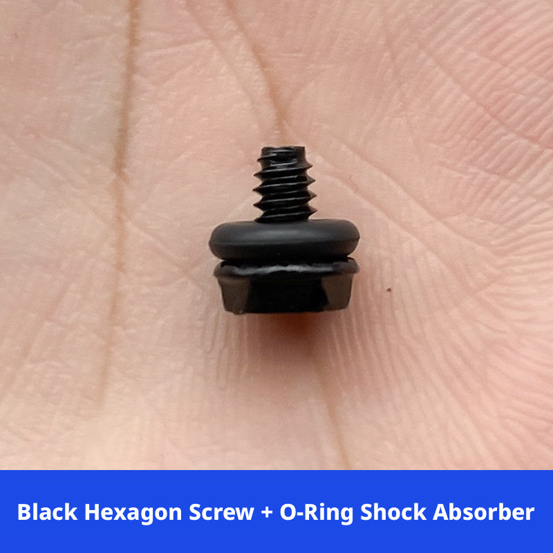 PC Case Screws & Shock-Absorbing O-Rings – #6-32, O-Ring / Screw / Combo, 100pcs
