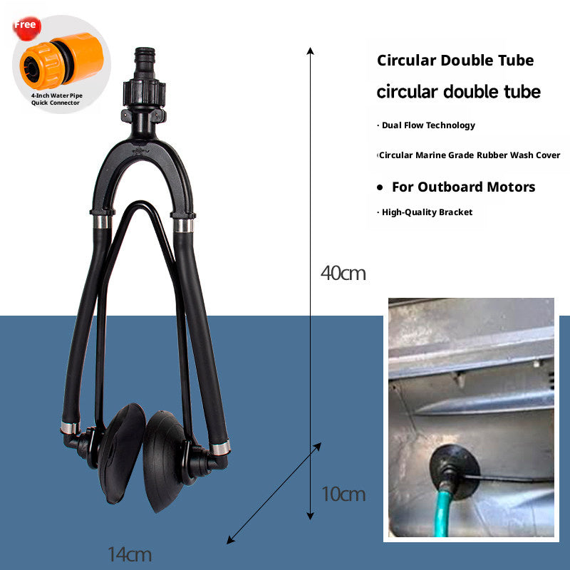 Outboard Motor Flusher – Dual & Single Flow Engine Flushing Clamp for Boat Maintenance, 4 Models
