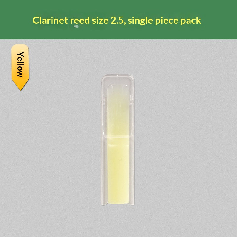 Resin Saxophone & Clarinet Reeds – 1.5 / 2.0 / 2.5 / 3.0 – Single or 4‑Pack (Alto, Tenor, Soprano, Clarinet)