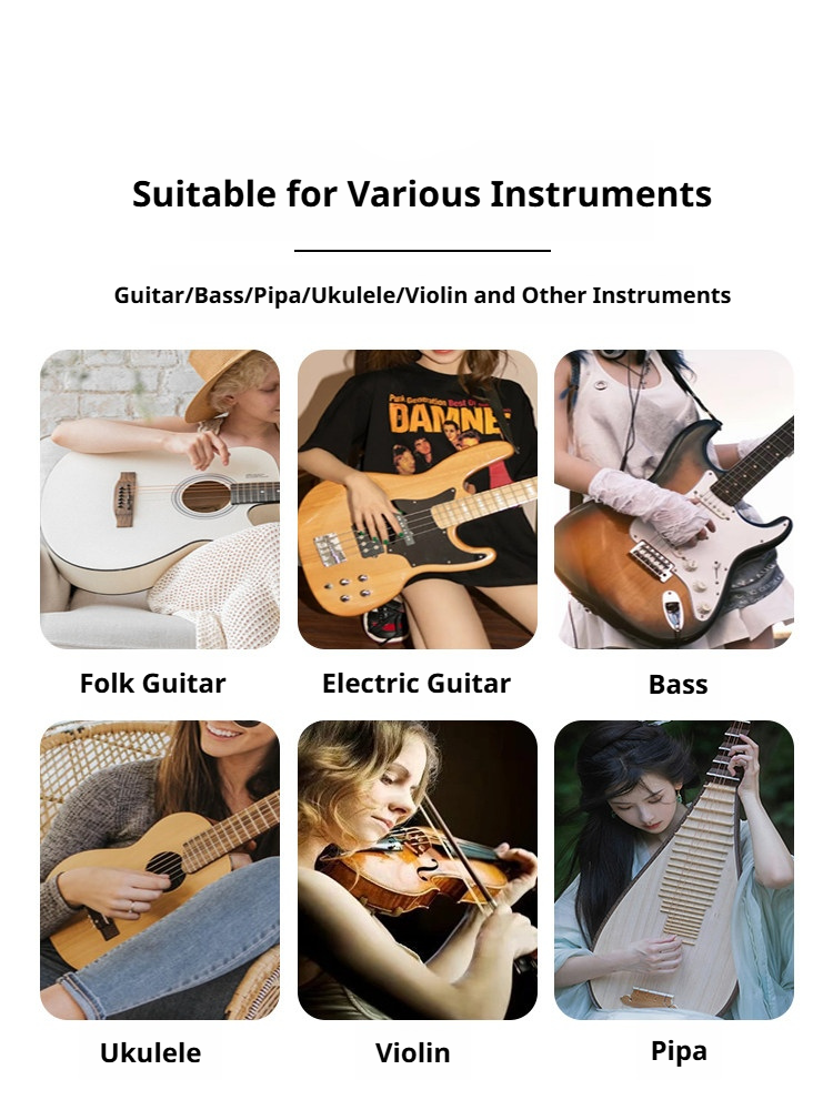 Solid Wood Foldable Guitar Stand – Bamboo A‑Frame for Guitar, Violin, Ukulele (with Footrest & Double Stand Options)