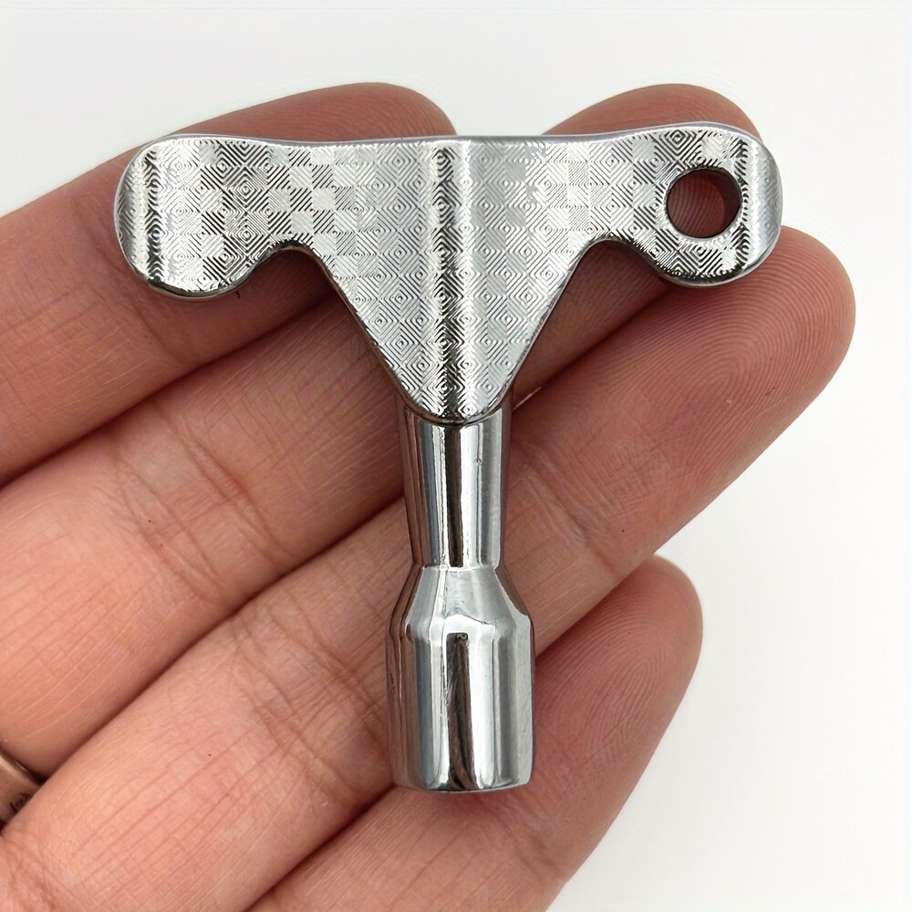 PDH Zinc Alloy Drum Key – Universal Tuning Wrench for Acoustic Drums, Keychain Hole, Power Tool Compatible