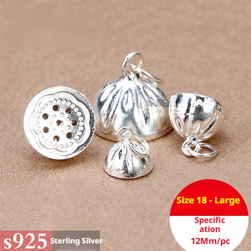 s925 Sterling Silver Pendants & Beads – 40+ Shapes for DIY Red String Bracelets, Crystal Jewelry, Handmade Weaving Accessories