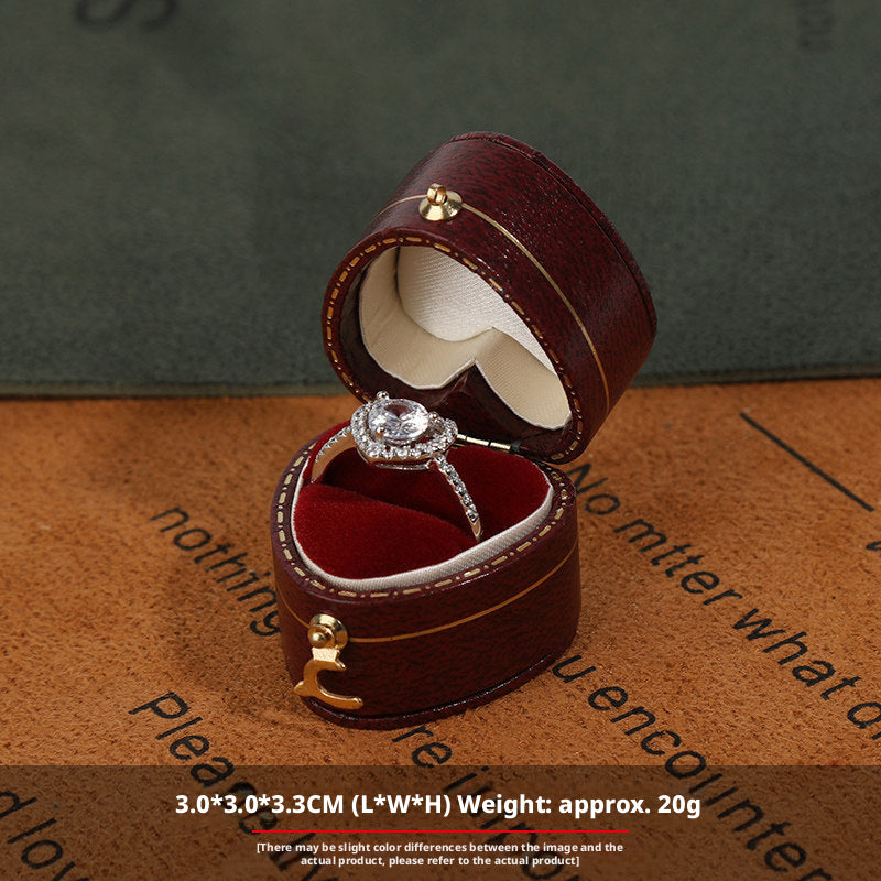 Vintage Mini Ring Box – Proposal, Wedding & Jewelry Photography Prop