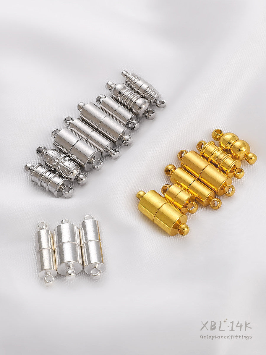 Magnetic Clasps for Jewelry Making – Strong, Gold Plated, DIY Buckles