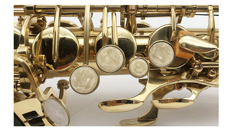 Saxophone Mica Snap Button Set – 9pcs Key Buckle Clips for Alto, Tenor, Soprano (Beige, Blue, Khaki)