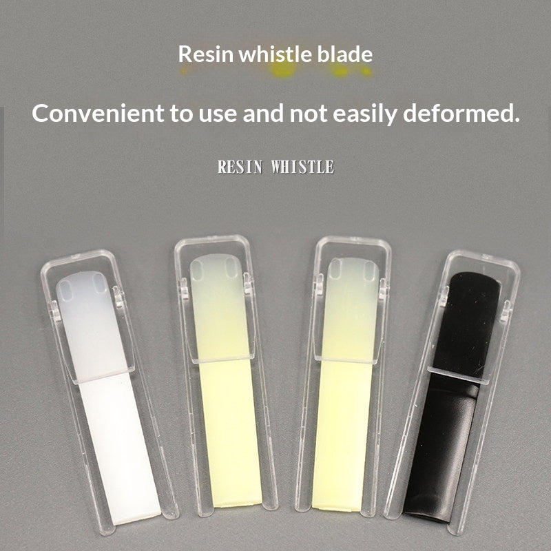 Resin Saxophone & Clarinet Reeds – 1.5 / 2.0 / 2.5 / 3.0 – Single or 4‑Pack (Alto, Tenor, Soprano, Clarinet)