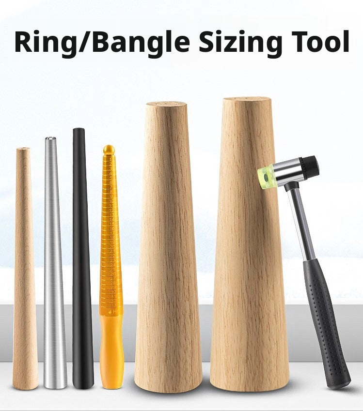 Bracelet & Ring Shaping Kit – Jewelry Repair Tools with Rubber Mallet