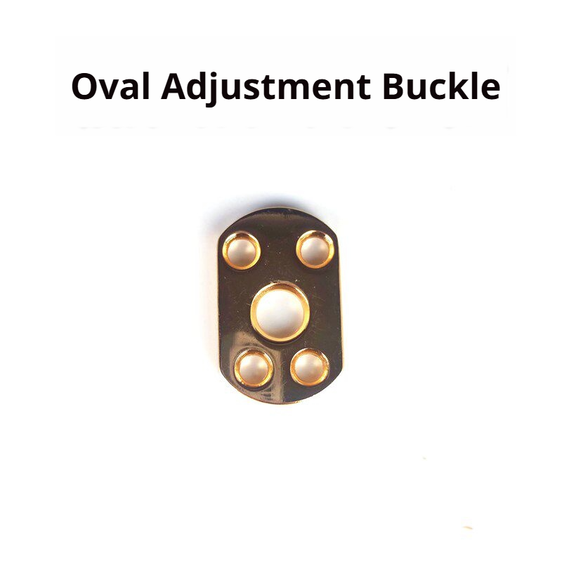 Saxophone Strap Hardware Set – Swallow Cross Bar, 5‑Hole Buckle & Metal Hook (Gold or Black)
