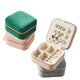 Light Luxury Velvet Jewelry Box – Portable, 3 Colors, with Stud Panel Option