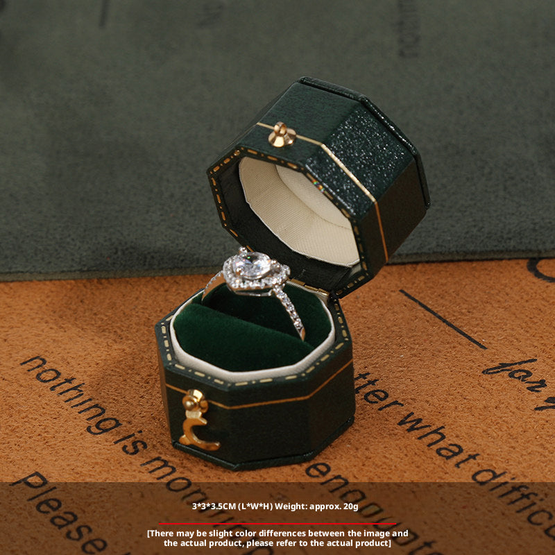 Vintage Mini Ring Box – Proposal, Wedding & Jewelry Photography Prop