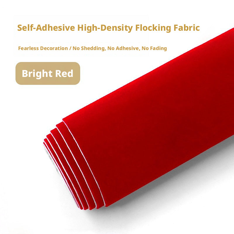 Self-Adhesive Velvet Fabric – Jewelry Box Liner, Drawer Protector, 17 Colors
