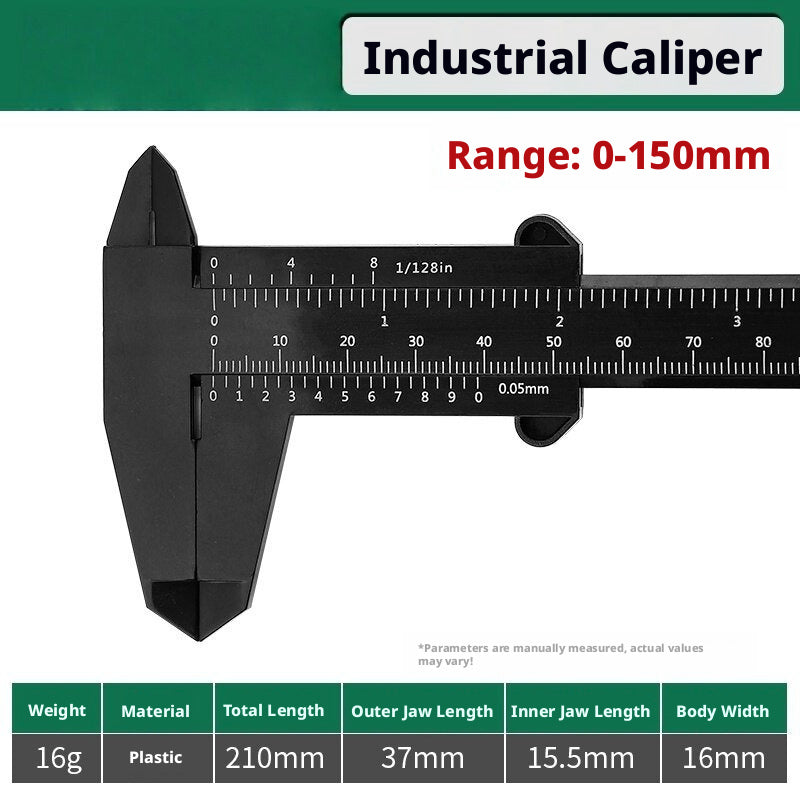 Stainless Steel Vernier Caliper – 0.02mm Precision, 150/200/300mm