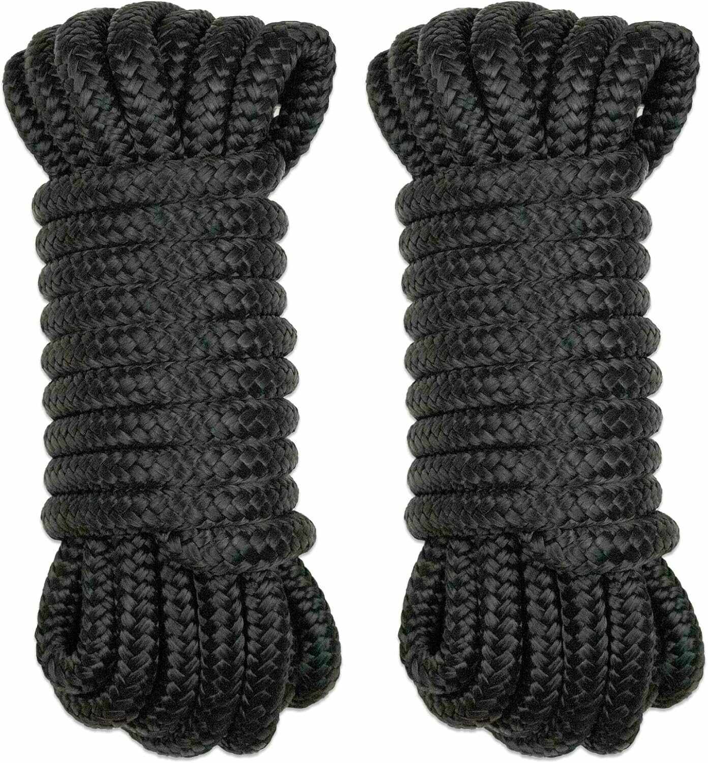 Double Braid Nylon Dock Line — Marine Mooring Rope for Boats, Jet Skis & Kayaks