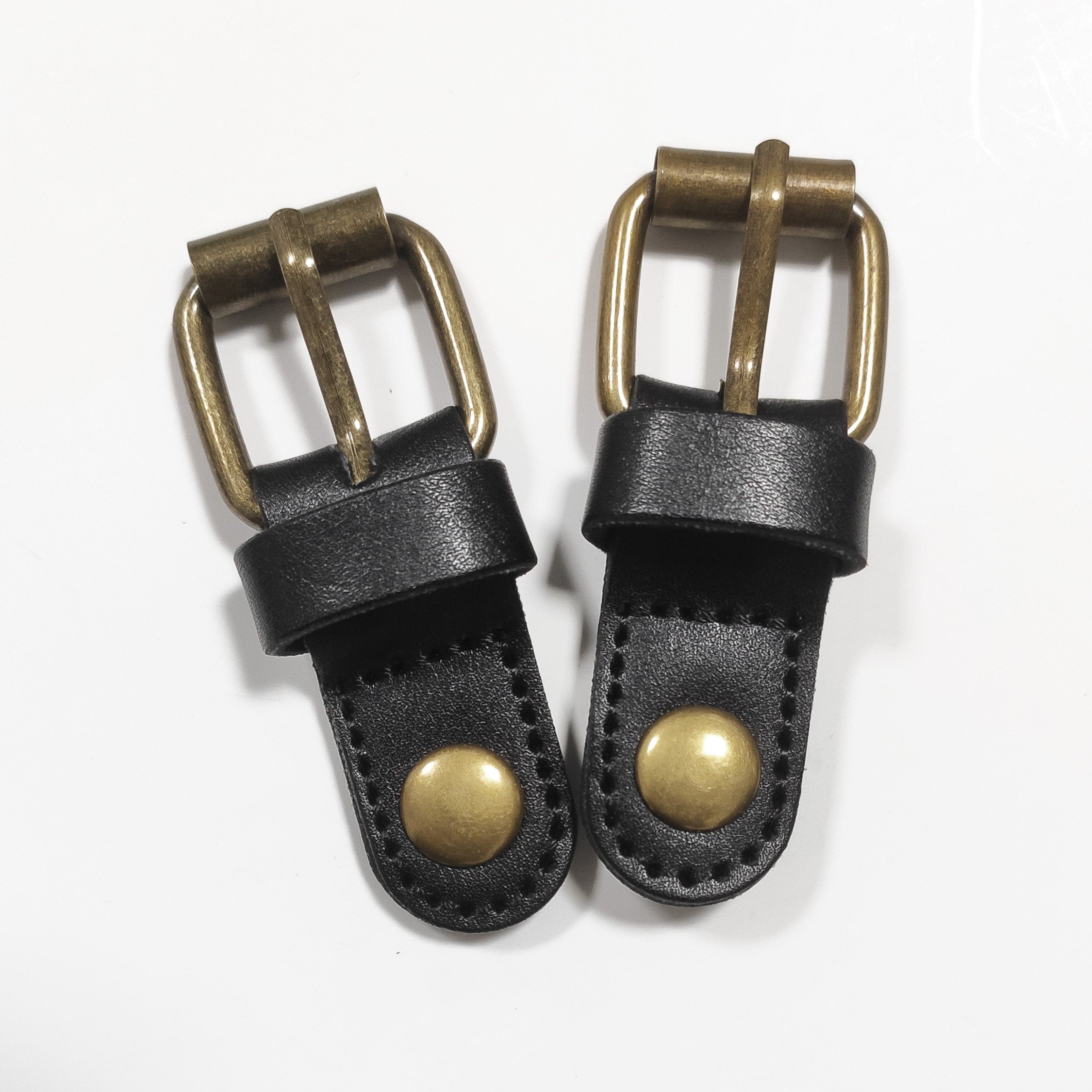Leather Magnetic Buckle – 1.4cm / 1.8cm for Bags, Backpacks, Straps (Black, White, Brown)