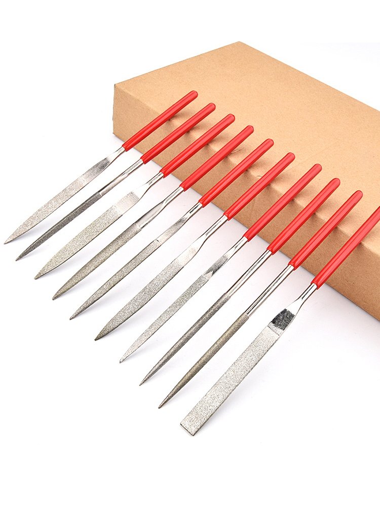 Guitar Fret Nut Polishing File Set 10-Piece Fretboard Kit | HomeDIYer