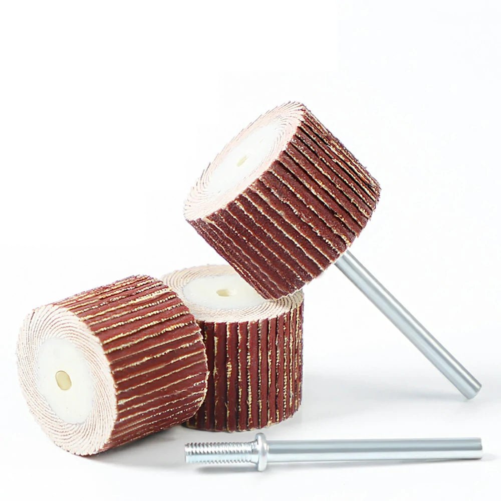 3mm Dia Sanding Flap Disc Grinding Flap Wheels Brush Sand For Dremel Accessories Tools For Abrasive Grinder Rotary For - HomeDIYer
