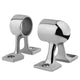 Marine 316 Stainless Steel Boat Rail Stanchion Base - Front, Center & Rear Mounts for Yacht Handrails - 1 Inch Tube