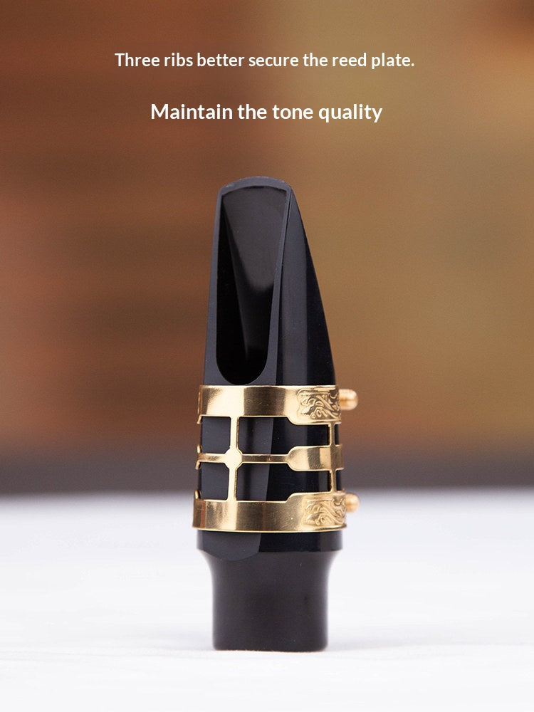 Feather flat E flat alto saxophone flute head clamp accessories metal tenor tenor clip flute head cap