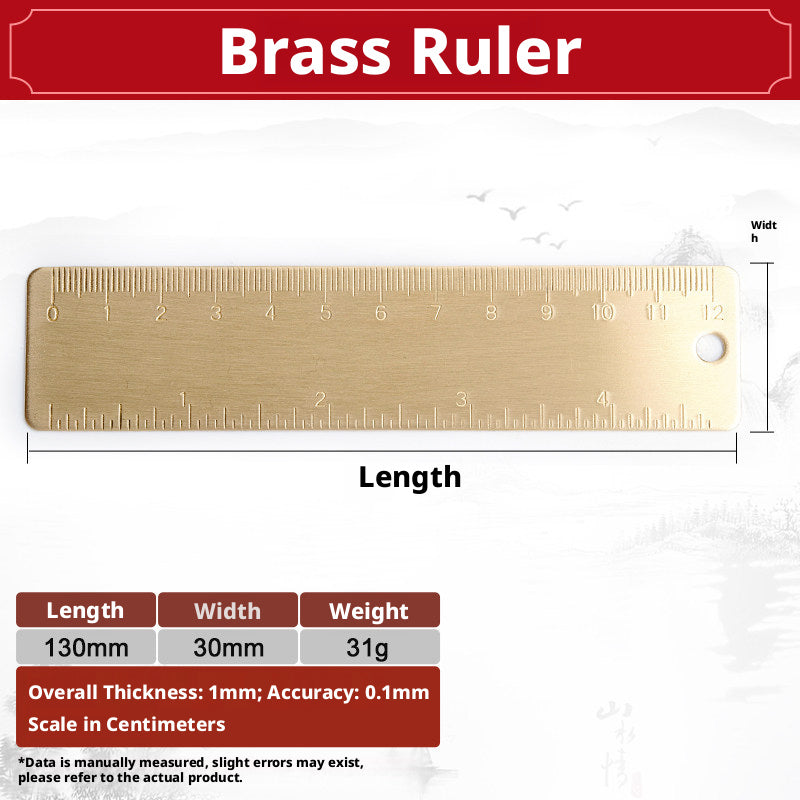 Solid Brass Mini Caliper Set – 0.1mm Accuracy, Jewelry & DIY Measurement