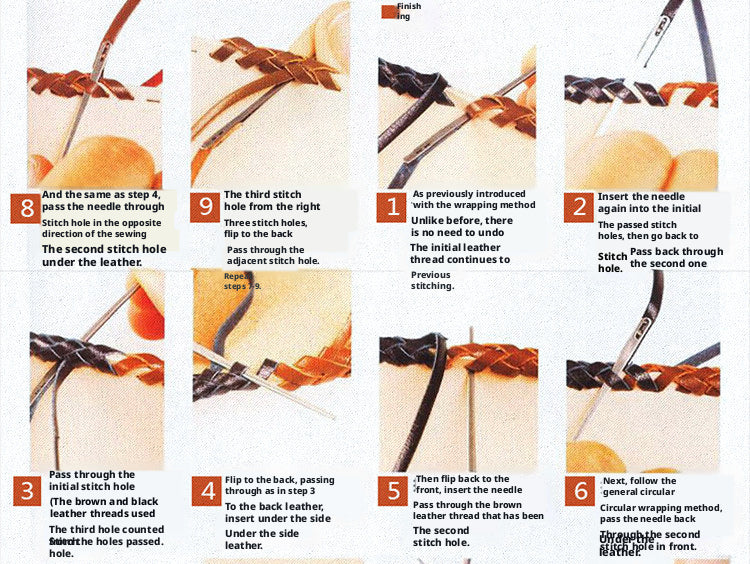 Woven Leather Cord Needle – 56mm Flat Cord Weaving Needle for 3mm Leather Rope (10 Pack)