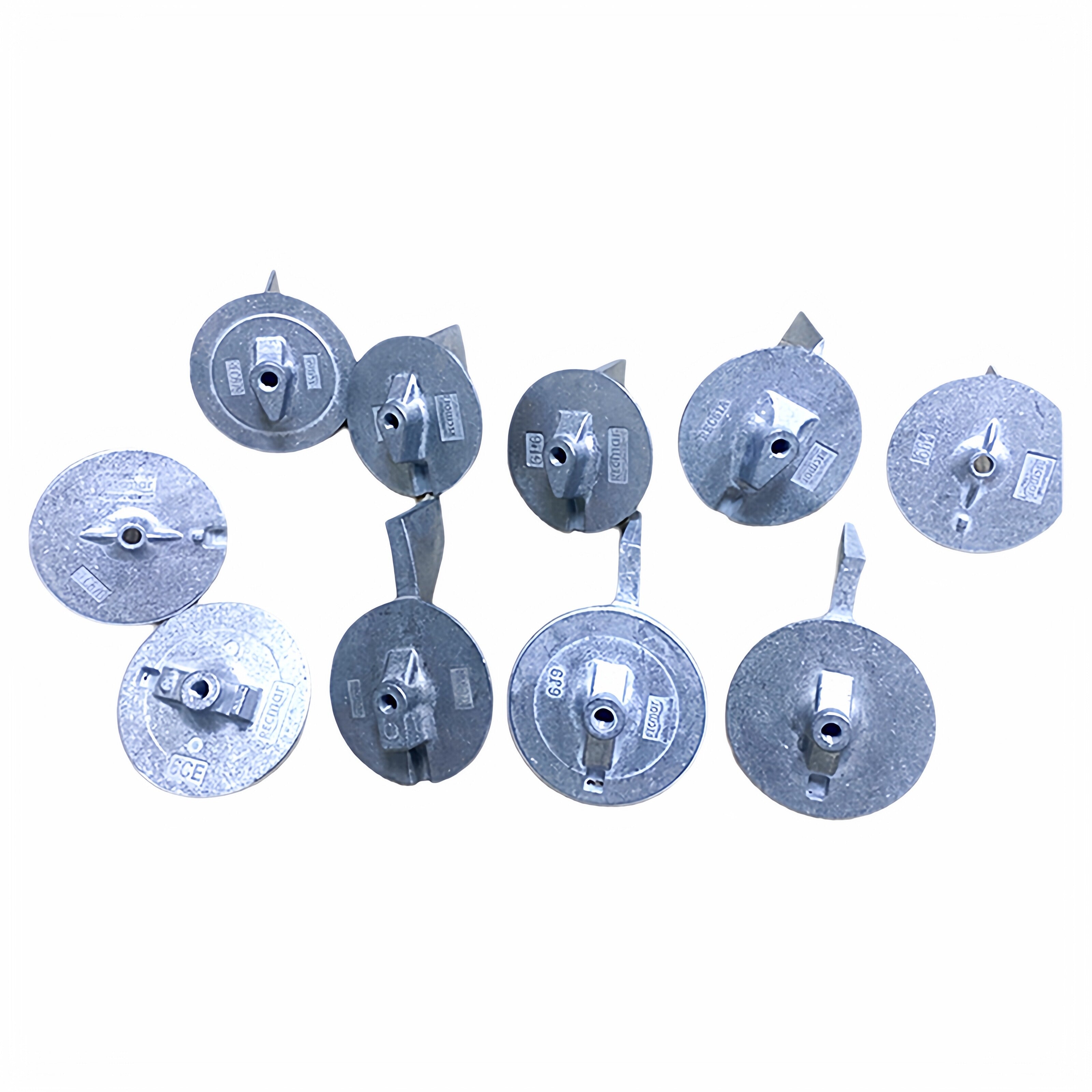 Yamaha Outboard Sacrificial Anode Zinc Block – Anti-Corrosion Trim Tab & Steering Fin for 2‑Stroke & 4‑Stroke Engines