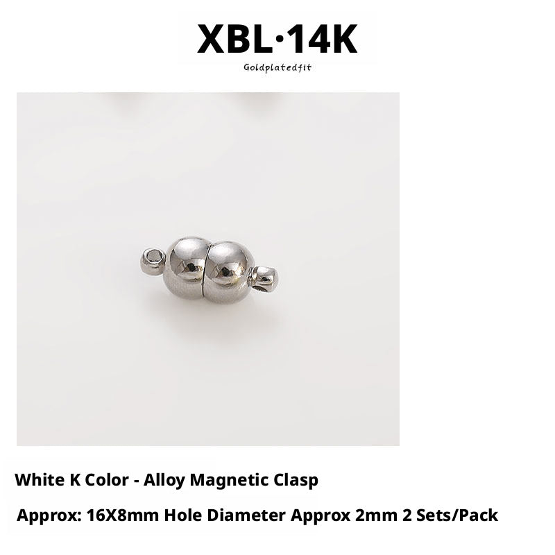 Magnetic Clasps for Jewelry Making – Strong, Gold Plated, DIY Buckles