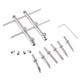 Camera Lens Repair Tool Kit — Spanner Wrench, 3-Prong, 3-Hole & Curved-Tip Disassembly Tools