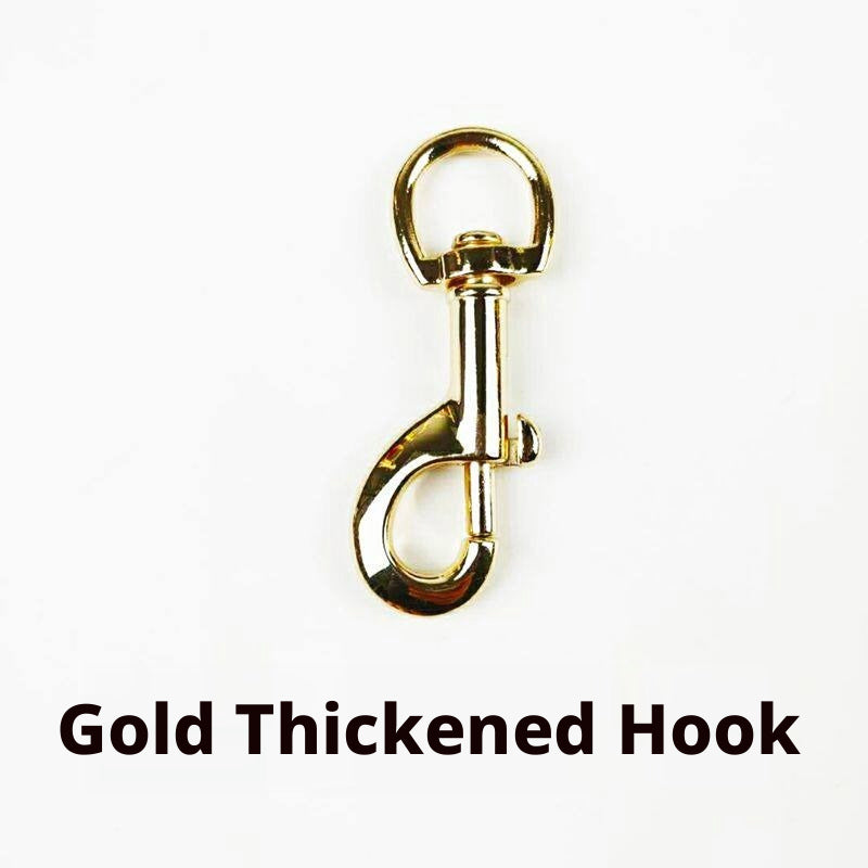 Saxophone Strap Hardware Set – Swallow Cross Bar, 5‑Hole Buckle & Metal Hook (Gold or Black)