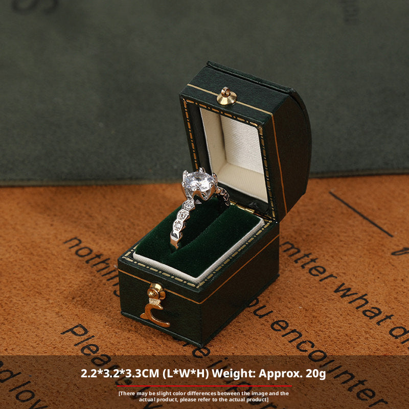 Vintage Mini Ring Box – Proposal, Wedding & Jewelry Photography Prop