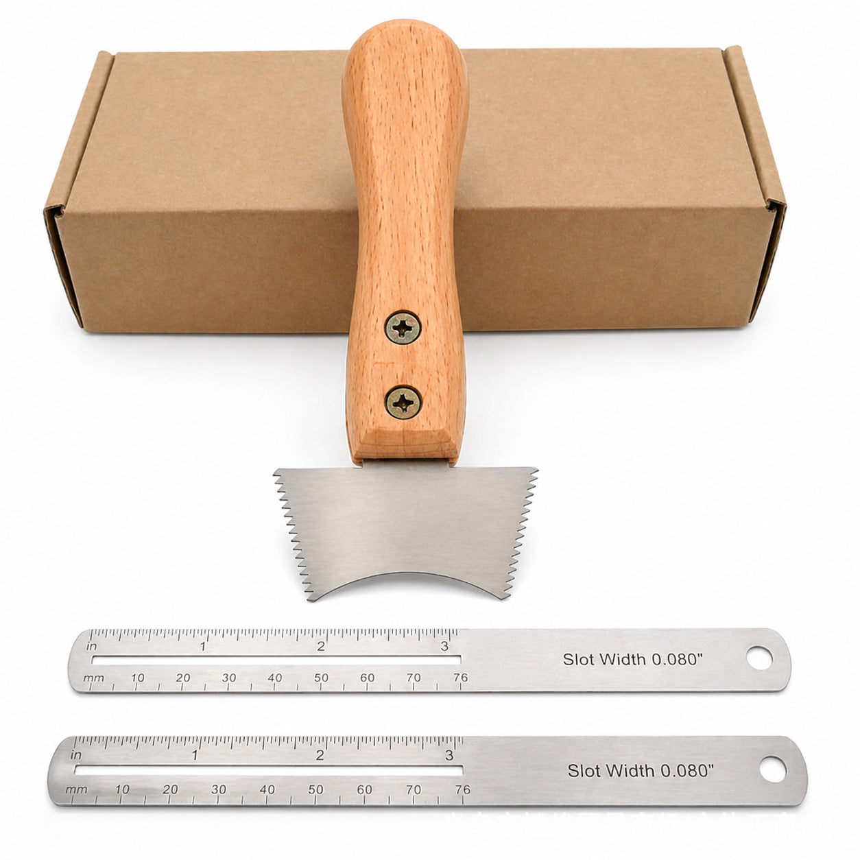 Guitar Nut Slot & Fret Groove Cleaning Saw – Fingerboard Grooving File with Optional Fret Protector