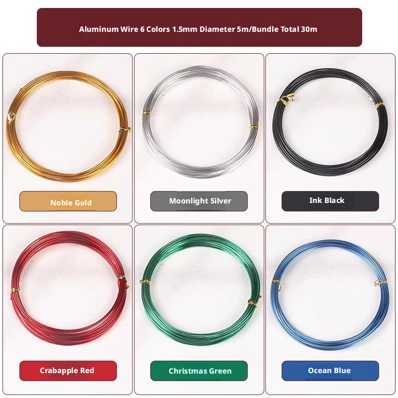 100m Color‑Retaining Copper Wire – DIY Wire Wrapping & Flower Making