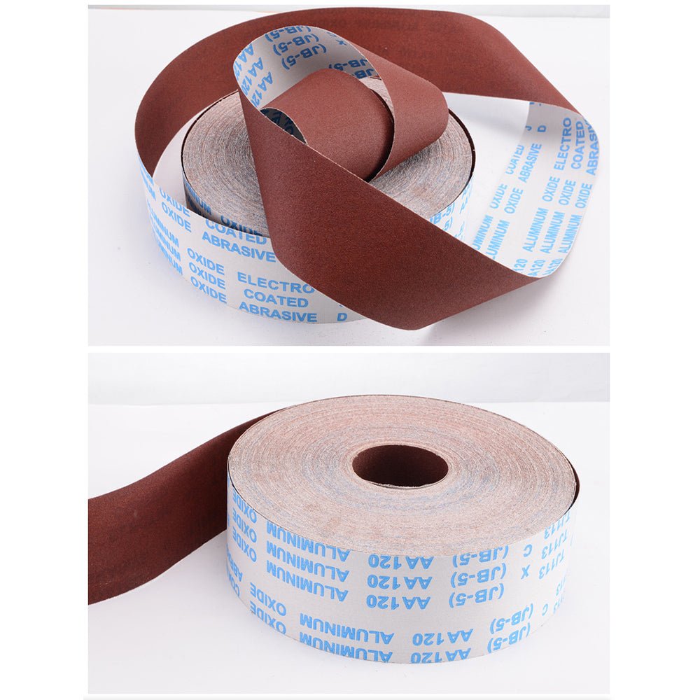 1 Meter 80 - 600 Grit Emery Cloth Roll Polishing Sandpaper For Grinding Tools Metalworking Dremel Woodworking Furniture - HomeDIYer