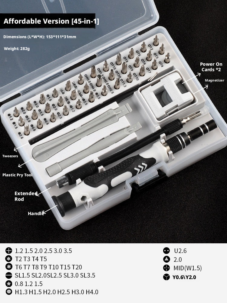 Precision Screwdriver Set – Electronics & Laptop Repair Kit (12 to 145-in-1 Options)