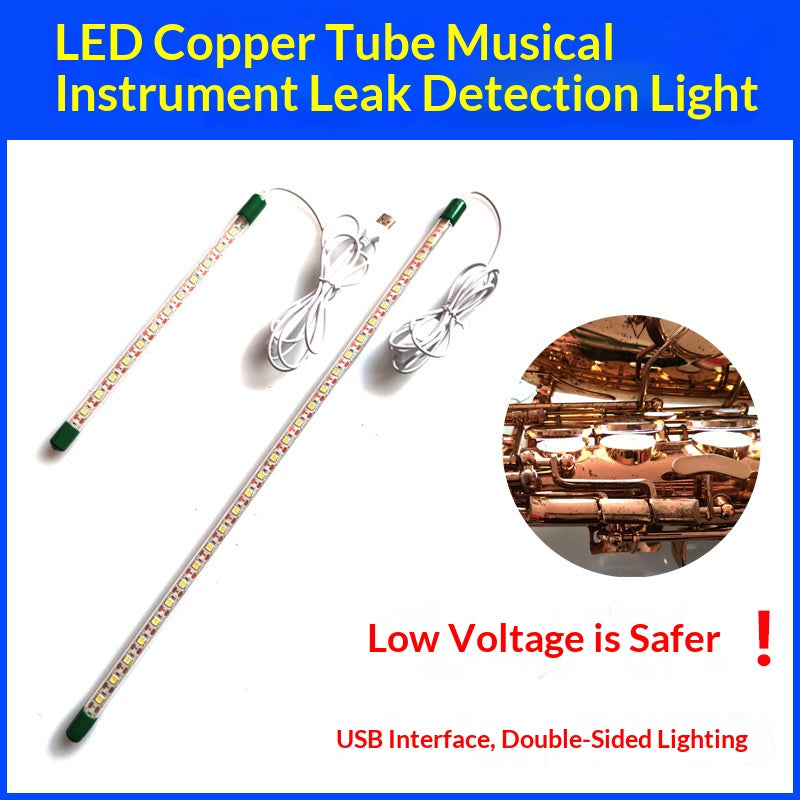 Brass & Woodwind Leak Detector Light – LED Air Leak Finder for Saxophone, Flute, Clarinet Repair