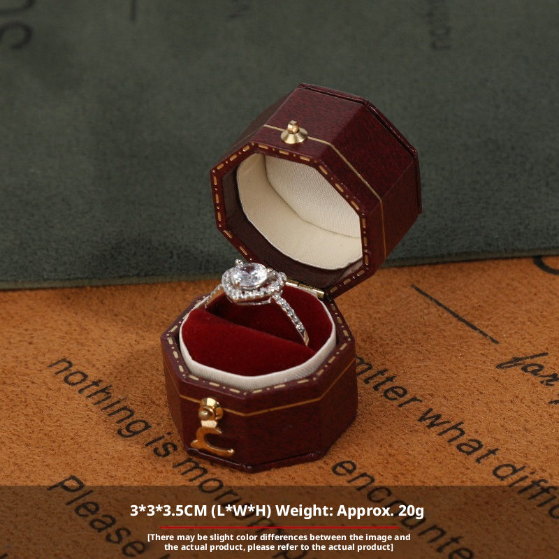 Vintage Mini Ring Box – Proposal, Wedding & Jewelry Photography Prop