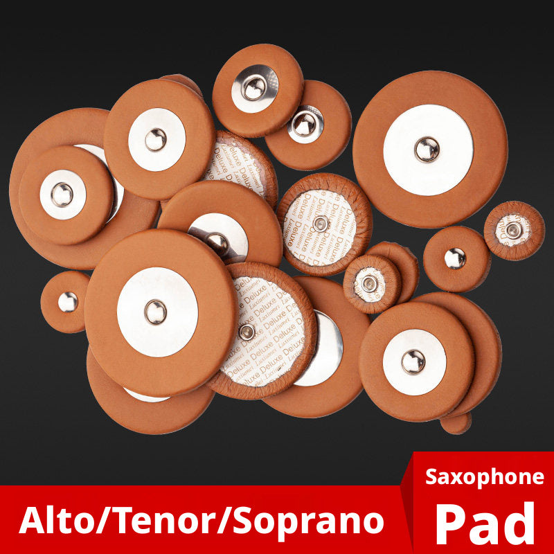 Saxophone Sheepskin Key Pads — Alto, Tenor & Soprano Sax Repair Cushions Set