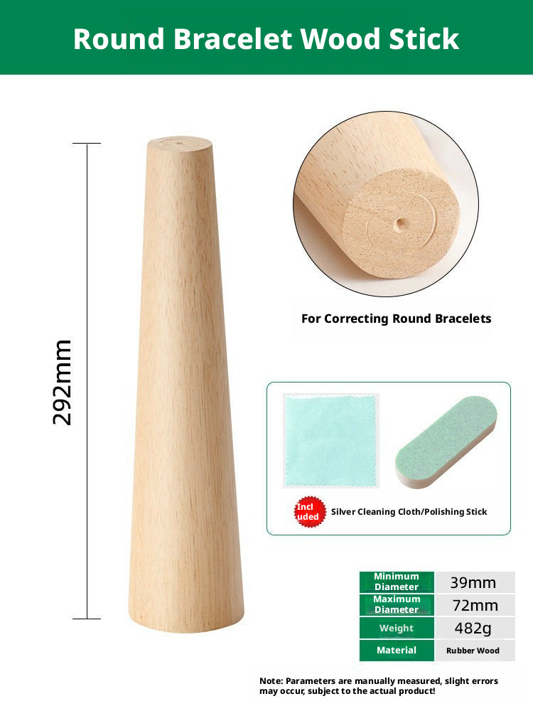 Bracelet & Ring Shaping Kit – Jewelry Repair Tools with Rubber Mallet