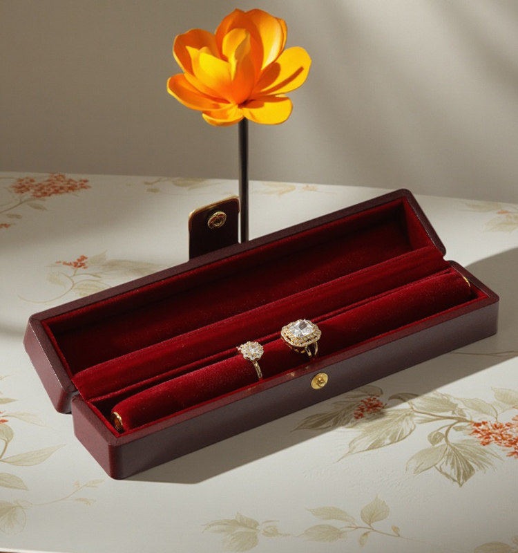 Vintage Mini Ring Box – Proposal, Wedding & Jewelry Photography Prop