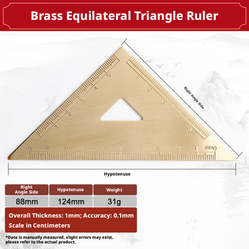 Solid Brass Mini Caliper Set – 0.1mm Accuracy, Jewelry & DIY Measurement