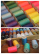 0.55mm Round Waxed Polyester Thread – 63 Colors, 60m Roll for Hand Sewing Leather, Bags, Belts
