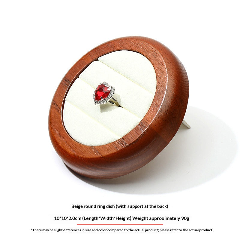 Premium Solid Wood Jewelry Display Trays for Photography & Organizing