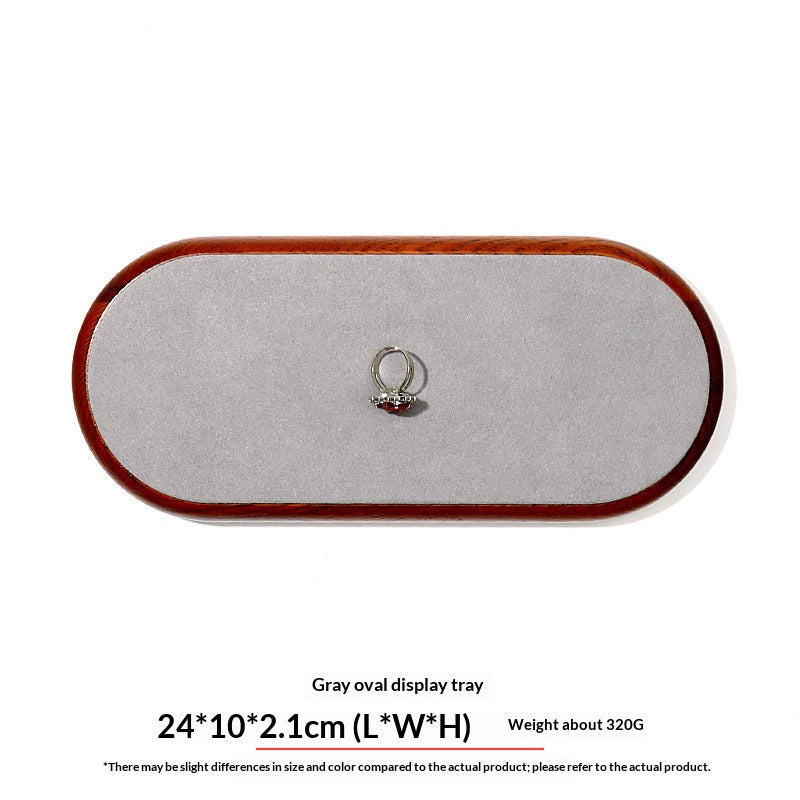 Premium Solid Wood Jewelry Display Trays for Photography & Organizing