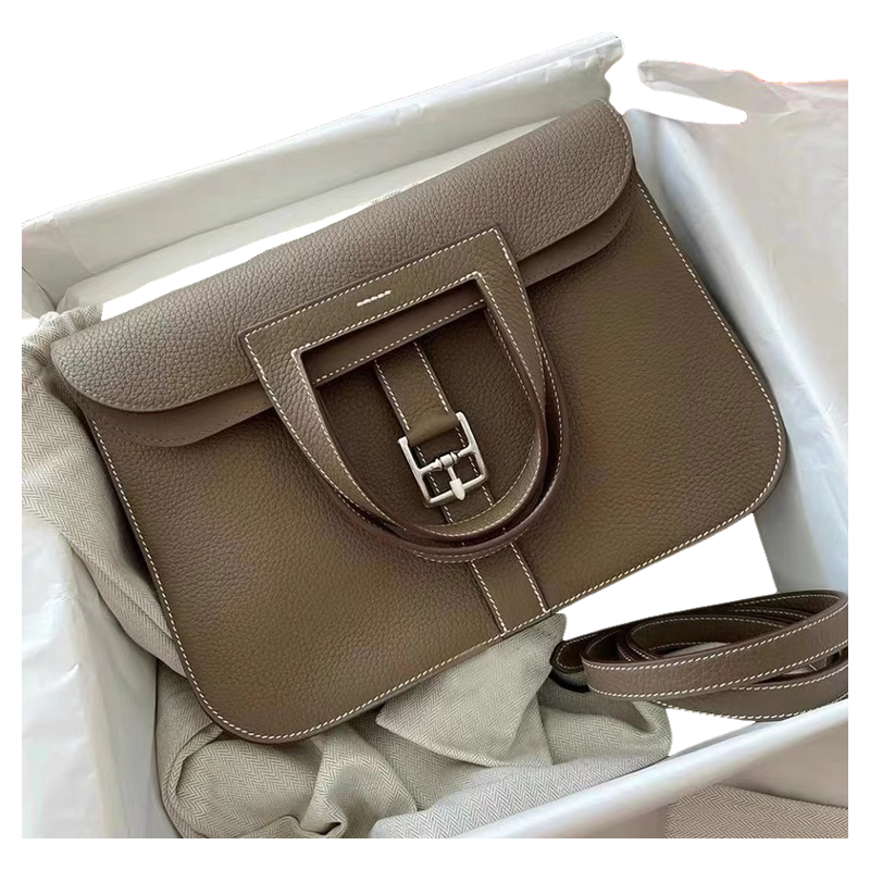 DIY Leather Bag Hardware Complete Set – Kelly, Cambridge, Saddle, Vegetable Basket + Shoulder Straps (Gold Chain & Fabric)