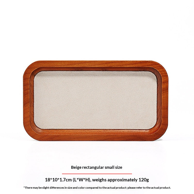 Premium Solid Wood Jewelry Display Trays for Photography & Organizing
