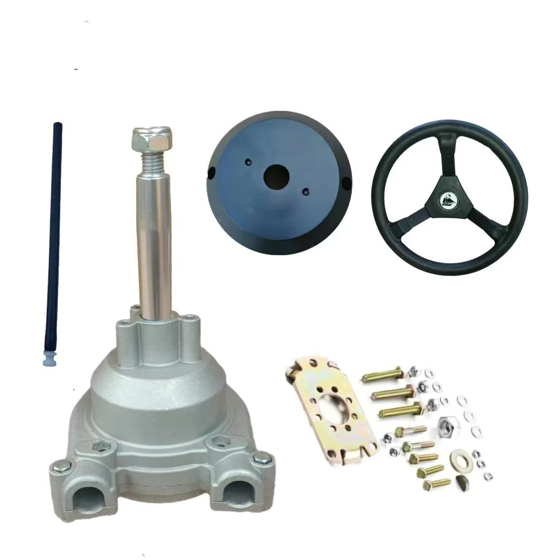 Marine Rotary Steering System & Cable — Planetary Gear Helm Kit or Cable-Only for Outboard Boats