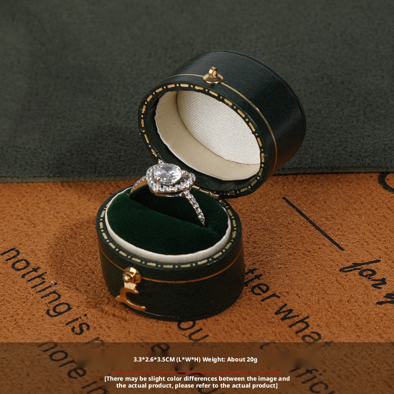 Vintage Mini Ring Box – Proposal, Wedding & Jewelry Photography Prop