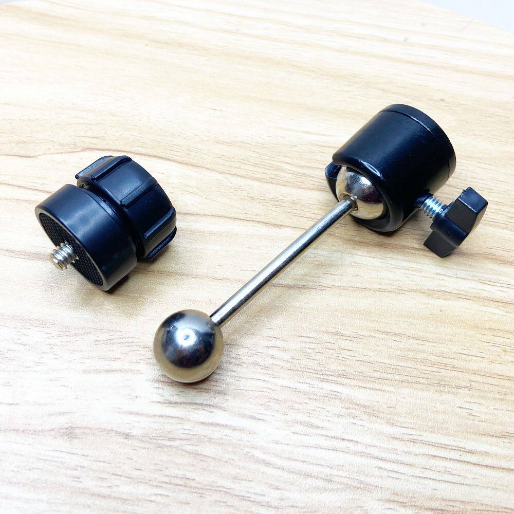 17mm Ball Head to 1/4" - 20 Screw Adapter — Ball Joint Converter for Camera Mounts & Monitor Brackets - HomeDIYer
