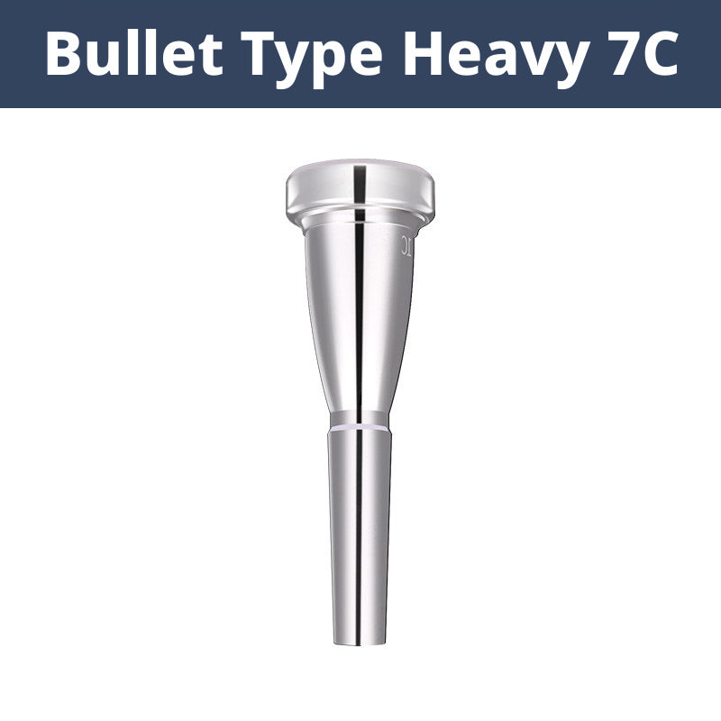 Xinbao Trumpet Mouthpiece – Silver/Gold Plated, 1C/1.5C/3C/5C/7C, Bullet Heavy Versions